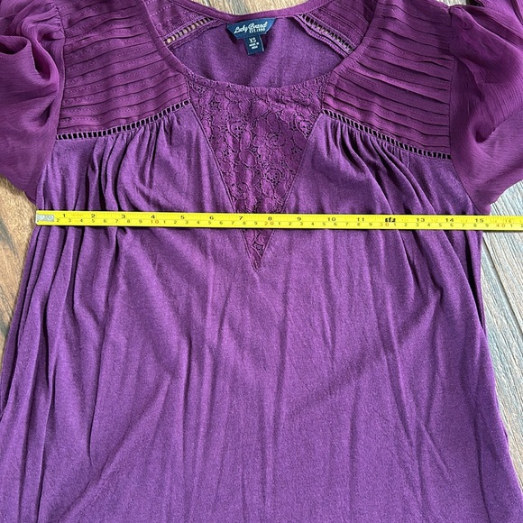 Lucky Brand plum shirt XS - Picture 7 of 8